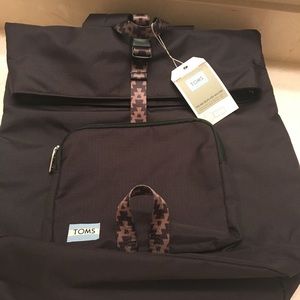 NWT Tom’s backpack with laptop pocket